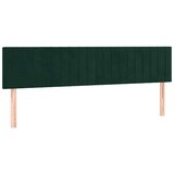  box spring s madracem LED tamnozeleni 200x200 cm baršun | shoptok.hr