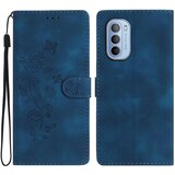 INORCO Za Motorola Moto G52 4G/G82 5G PU usnjena torbica za telefon z odtisom cvetov, denarnica za mobilni telefon, pokrov stojala, (22036704) Cene