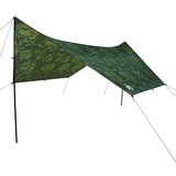 vidaXL Ponjava za kampiranje kamuflažna 438x376x212 cm vodoodporna | Shoptok.si