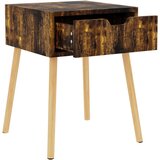  Noćni ormarići 2 kom boja hrasta 40x40x56 cm konstruirano drvo | shoptok.hr