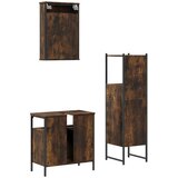  3-dijelni set kupaonskog namještaja boja hrasta drveni | shoptok.hr