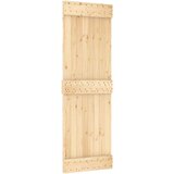 vidaXL Klizna vrata s priborom za montažu 70 x 210 cm masivna borovina | shoptok.hr