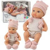 BEBA lutka za igru u bež bodiiju s dodacima – 18 cm Cene
