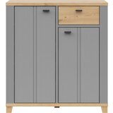 Hom`in omara za čevlje siva, hrast artisan | Shoptok.si