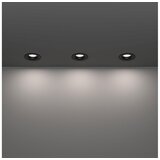 Eglo 902274 - set od 3 LED ugradnih kupatilskih svetala SALABATE LED/4,9W/230V prečnik 8,8 cm IP65 crna | Eponuda.com