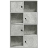  Regal za knjige boja betona 60x24x101,5 cm konstruirano drvo | Eponuda.ba