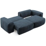 Makamii Tamno plava sklopiva sofa od šenila 275 cm Kuki – | shoptok.hr