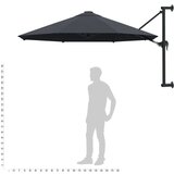  Zidni suncobran s metalnom šipkom 300 cm antracit | shoptok.hr