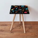 Hanah home klub sto Shp376, 35x42x35 cm, Crni | ePonuda.com