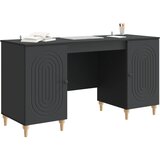  Stol s policom Crna 142,5 x 50 x 75 cm Konstruirano drvo | Eponuda.ba