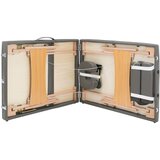  Stol za masažu s 3 zone i drvenim okvirom antracit 186 x 68 cm | shoptok.hr