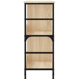  Polica za knjige boja hrasta 78,5x33x82 cm konstruirano drvo | Eponuda.ba
