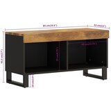 TV ormarić 85 x 33 x 43,5 cm od masivnog drva manga | Eponuda.com