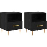  Noćni ormarić 2 pcs Crna 40 x 35 x 47.5 cm Konstruirano drvo | shoptok.hr
