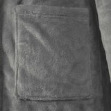  Kupaći kaput s kapuljačom Tamno siva xxxl Flanel | shoptok.hr