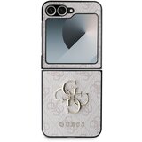 Guess Hrbtni ovitek za Samsung Galaxy Z Flip 6 z vzorcem 4G Elegant, Roza, (21749348) Cene
