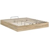  Otomanski krevet s pohranom Sonoma hrast 203 x 180 x 25 cm | shoptok.hr