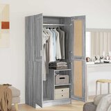  Ormar siva boja hrasta 82,5x51,5x180 cm od konstruiranog drva Slike