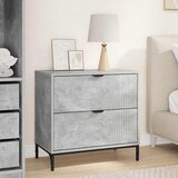  Noćni ormarić Beton siva 63.5 x 36 x 61 cm Konstruirano drvo | Eponuda.ba