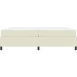  Okvir kreveta s madracem Krema 200 x 200 cm Umjetna koža | shoptok.hr