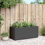  Vrtna sadilica tamnosiva 80x36x35 cm PP | Eponuda.com