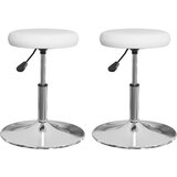Maison Chic Jedilni stoli - Vzorci stoli 2 kosa belo umetno usnje A34, (22031689) | Shoptok.si