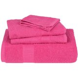 vidaXL Ručnici za saunu 2 kom ružičasti 80x200 cm 360 gsm 100 % pamuk | shoptok.hr
