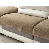 Viktorija Leskovac Set 3/1 flekera-prekrivača Chenille Braon boja | ePonuda.com