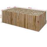  Stolić za kavu od prave tikovine 90 x 50 x 30 cm | shoptok.hr