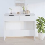  Konzolni stol bijeli 90 x 36 x 75 cm od konstruiranog drva | shoptok.hr