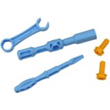 Lean_Toys Delavniški komplet za razstavljanje motorja tovornjaka DIY modra | Shoptok.si