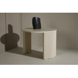 Venture Home Bristol klub stolić ⌀60 cm, izbijeljeni (whitewash) Slike