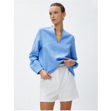 Koton Pearl Detailed Blouse Judge Collar | shoptok.hr