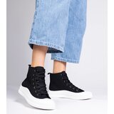 Gemre Black high platform sneakers Guerrino | Shoptok.si
