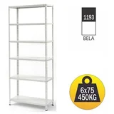 metalna polica 180x75x30cm, 6x75kg 1193