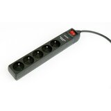 Energenie Gembird Surge protector, 5 French sockets, 3 m, black Cijene