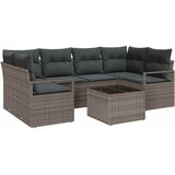  Set sofe 7 kom. 6-Broj sjedala Siva poliratan 234 x 122 x 85 cm | shoptok.hr