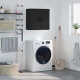 Maison Chic Stenska omarica - Zidna omarica črna 60x31x60 cm inženirski les iu112, (22062953) | Shoptok.si
