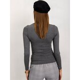 RUE PARIS Blouse-RV-BZ-5210.19-dark gray | Shoptok.si