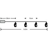  led svetleći niz "sneško belići" 1.35m ML-C1012 | ePonuda.com