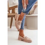 Boto Women's Moccasins With Decoration Eco Leather Beige Tialorae | Shoptok.si