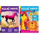 kolaž papir B5 samoljepljivi 10L