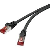 Renkforce RF-4737380 RJ45 omrežni kabel\, Patch kabel CAT 6 S/FTP 1.00 m črna z zaščitnim zapornim zatičem\, pozlačeni konektorji\, ognjevaren 1 kos, (20417816) Cene