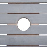  Jedilna garnitura 7-delna trden akacijev les siva | Shoptok.si