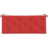  Jastuk za vrtnu klupu crveni 120 x 50 x 7 cm od tkanine Oxford | shoptok.hr