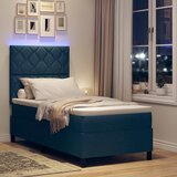  s opruga kutije s LED trakama Plava 100 x 200 cm tkanina | shoptok.hr