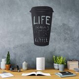 Wallity Zidna dekoracija Coffee Cup, 50 x 30 cm, Crna | ePonuda.com