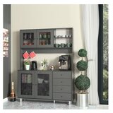 Hanah home Grano 140 Anthracite Višenamenski kabinet