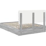  s od storage Siva Sonoma 160 x 200 cm Konstruirano drvo | shoptok.hr