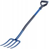 KADAX Vile za kopanje zemlje in komposta, 4-zobe, gospodinjske, kovinske, trdne, 130 cm, (5000353687) u
